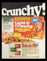 1982 Nature Valley Light &amp; Crunchy Granola Snack Circular Coupon Adverti... - $18.95