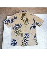 Havana Jacks Cafe Mens Hawaiian Palm Leaf Button Up Short Sleeve Shirt M... - $422.90 MXN