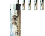 Elephant Art D35 Lighters Set of 5 Electronic Refillable Butane  - £12.41 GBP