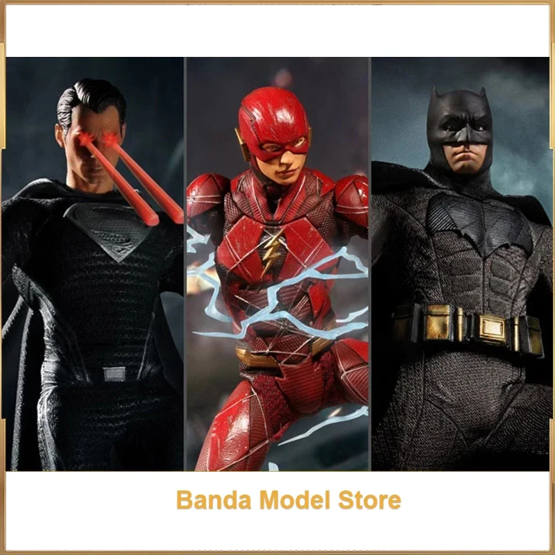 Ezco zack snyder s justice league batman superman flash action figure collectible model thumb200