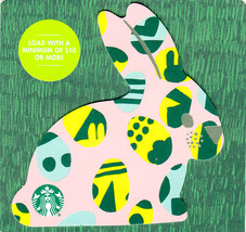 Starbucks 2020 Easter Pink Bunny Collectible Gift Card New No Value - £2.39 GBP