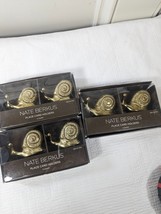 NEW Nate Berkus Snail place card holders x6 set lot gold tone bug slug p... - £35.18 GBP