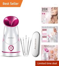 Warm Mist Facial Steamer for Deep Cleaning &amp; Sinus Relief - Bonus Kit In... - $74.20
