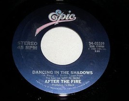 After The Fire Der Kommissar Dancing In The Shadows 45 Rpm Record Vintage 1982 - £15.00 GBP