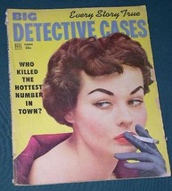 Big Detective Cases Magazine Vintage 1953 - £23.94 GBP