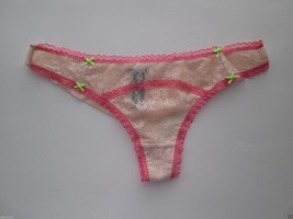 HEIDI KLUM H37-1190 Mon Coeur Bikini Panty Pink Peachpuff M $22  - $9.40