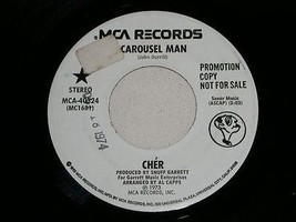 CHER CAROUSEL MAN PROMOTIONAL 45 RPM RECORD VINTAGE 1974 - £14.93 GBP
