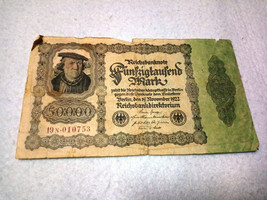 Germany 50000 mark 1922 banknote - £5.86 GBP