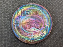 1984 St. Clair Carnival Glass Haynes Automoble America&#39;s Car Paperweight - £11.78 GBP