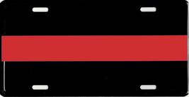 Thin Red Line License Plate - $6.88