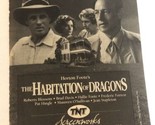 Habitation Of Dragons Tv Guide Print Ad Pat Hingle Jean Stapleton Tpa16 - £4.66 GBP
