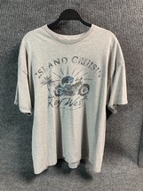 Saddlebred T-Shirt Mens XL Gray Island Cruisin Key West Florida Pullover - £10.23 GBP