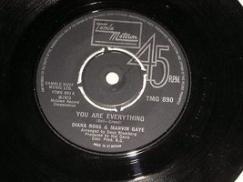 Diana Ross Marvin Gaye You Are Everything Include Me Import 45 Rpm Record Tamla - £19.90 GBP