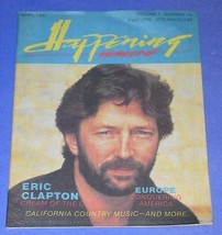 ERIC CLAPTON HAPPENING MAGAZINE VINTAGE 1987 - £18.00 GBP