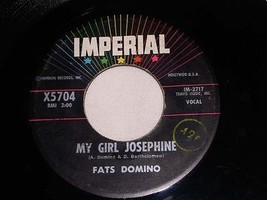 Fats Domino My Girl Josephine Natural Born Lover 45 Rpm Record Vintage Imperial - £15.18 GBP