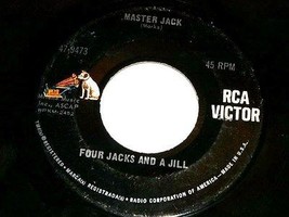 Four Jacks And A Jill Master Jack I Looked Back 45 Rpm Record Vintage RCA Label - £15.04 GBP