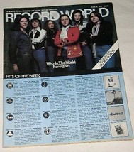 GEORGE BENSON FOREIGNER RECORD WORLD MAGAZINE VINTAGE 1977 - £24.03 GBP