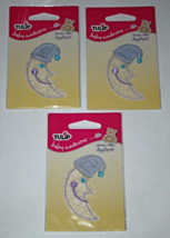 TULIP baby couture - Iron-On Applique &quot;Mini Moon&quot; - Lot of 3 (NEW) - $8.00