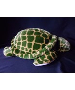 Animal Alley Green Yellow SEA TURTLE Plush Stuffed  Animal  12&quot; - $241.10 MXN
