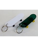 Lot of 12 Skateboard Key Rings, Choice Of White or Green, Realistic Nove... - £8.77 GBP