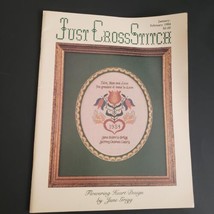 Just Cross Stitch Magazine Jan Feb 1984 Patterns Vol 1 No 5 - £4.40 GBP