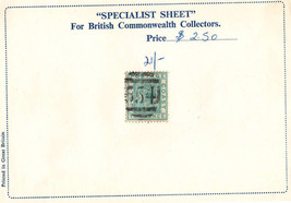 For BRITISH COMMONWEALTH COLLECTORS Used Stamp hinged on list S30 - £1.02 GBP