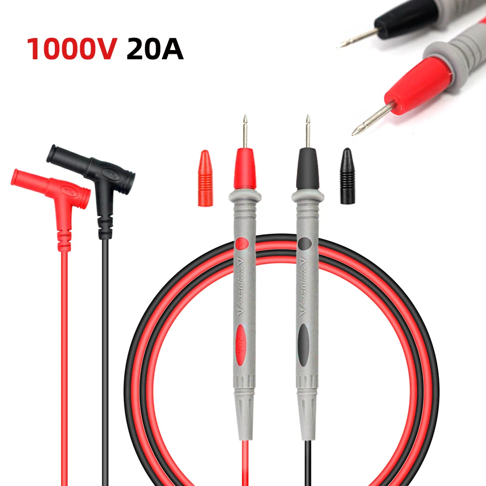  20A 1000V Probe Test Leads Pin for Digital Multimeter Needle Tip Multi Meter Te - £153.69 GBP