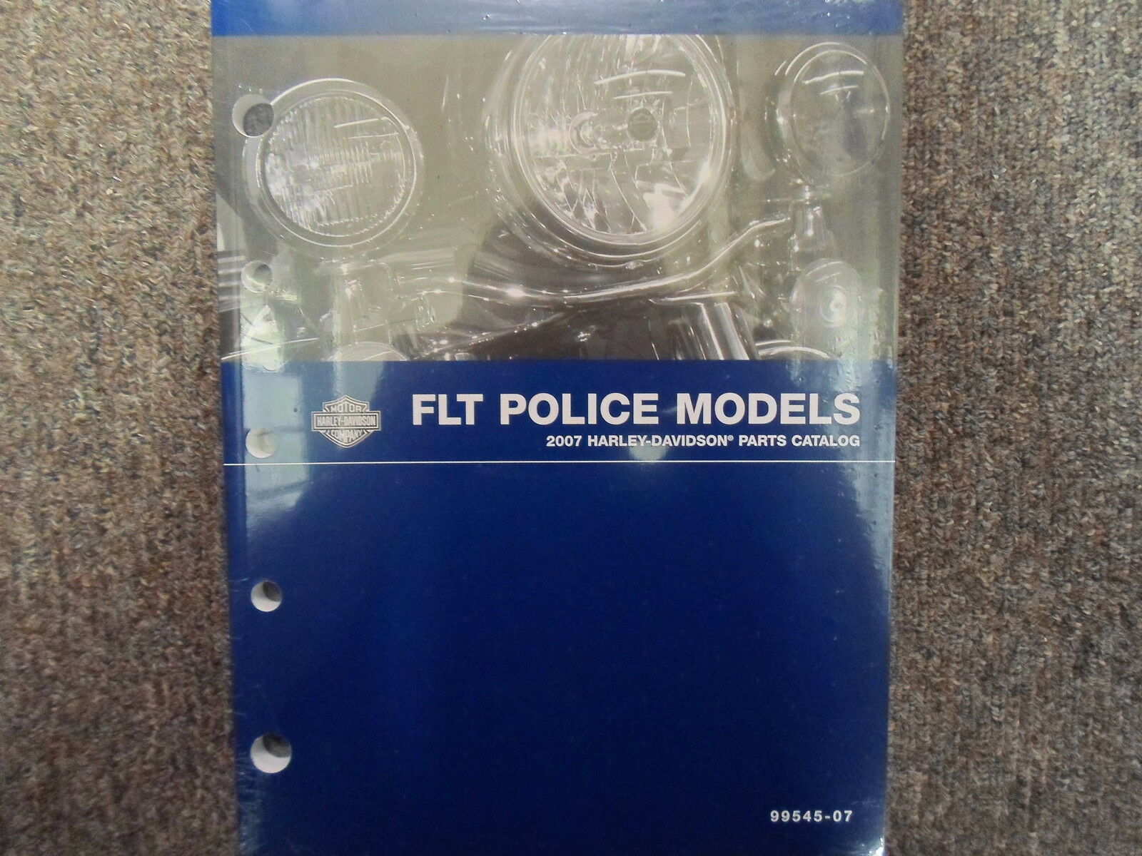 2007 Harley Davidson FLT Police Models Parts Catalog Manual 99545-07 - $29.99