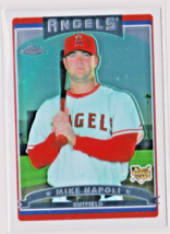 Mike Napoli Angels Outfield 2006 Topps CHROME ROOKIE Card # 317 Near Mint - £2.02 GBP