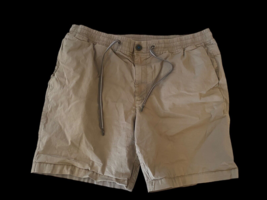 Tommy Bahama Shorts Size XL Mens Tan Khaki Elastic Waist Drawstring 7&quot; I... - $554.20 MXN