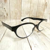 A. J. Morgan Gloss Black Reading Glasses - 40109 +1.75 Taiwan - £7.72 GBP