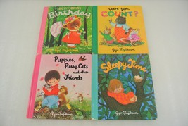 Gyo Fujikawa Lot of 4 Children&#39;s Books 1977 Betty Bear Can You Count Sleepy Time - £37.95 GBP