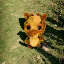 Six Flags Winner Baby Giraffe Plush 16&quot; Stuffed Animal Large Head Eyes - $20.44