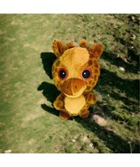 Six Flags Winner Baby Giraffe Plush 16&quot; Stuffed Animal Large Head Eyes - £15.96 GBP