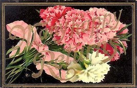 1910&#39;s series #1805 &quot;Many Happy Returns&quot; Carnations - $1.95