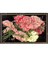 1910's series #1805 "Many Happy Returns" Carnations - $1.95