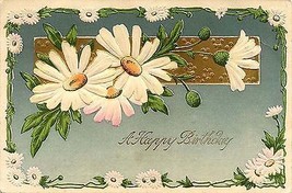 1910&#39;s Happy Birthday Daisies   Clean! Clean! Clean! - £2.31 GBP