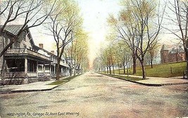 1908 College Street from East Wheeling, Washington, PA. - £9.17 GBP