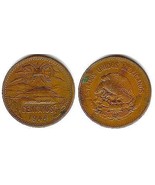 1944 - Mexico 20 Centavos - VF - £2.33 GBP