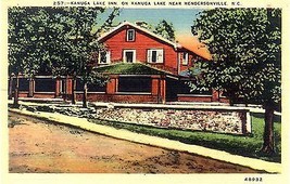 1940&#39;s Kanuga Lake Inn, near Hendersonville, N.C. - £3.15 GBP