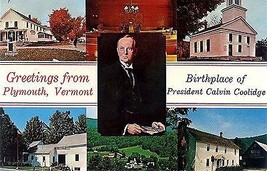 1970&#39;s Plymouth, Vermont Birthplace of Calvin Coolidge - £3.09 GBP
