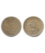 1936 - M Mexico 5 Centavos - VG - £1.54 GBP