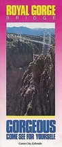 1990&#39;s Royal Gorge Park, Canon City, Colorado 6-panel brochure - £2.32 GBP