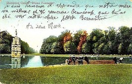 1904 Hampton Court &amp; &quot;Diana Fountain&quot; - £3.10 GBP
