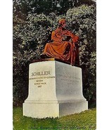 1912 Schiller Monument, Belle Isle, Michigan - £3.14 GBP