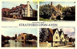1956 Four Views of Stratford-Upon-Avon - Cotman-Color - £3.87 GBP