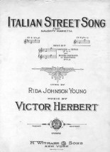 1921 &quot;Italian Street Song&quot; from &quot;Naughty Marietta&quot; - £3.10 GBP