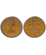 1977 United Kingdom Elizabeth 2 New Pence - Very Fine - £1.55 GBP