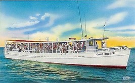1950&#39;s &quot;Gulf Breeze&quot; deep sea fishing vessel - $6.00
