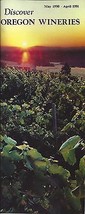 1990 &quot;Discover Oregon Wineries&quot; 16 page booklet with fold-out map - £3.87 GBP